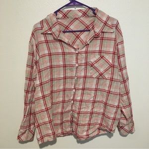 🆓️Free w/ Bundle⟢ Cute Flannel - Womens’ Size L